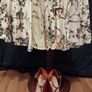Dress, cream grey and orange Image 6