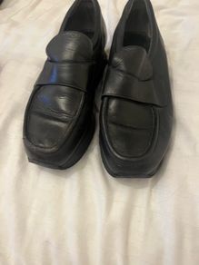 black loafers shoes