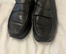 black loafers shoes