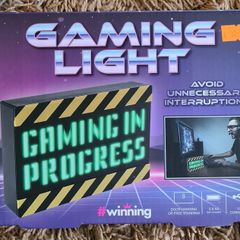 Gaming in progress light