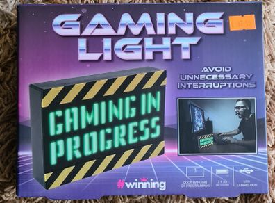 Gaming in progress light