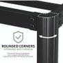 Teen 3ft Single Bed Frames with Rounded Corner Legs, Heavy Duty Metal Bed Frame Single with Steel Slats Support, Single Bed 36 cm High, Noise Free, Easy Assembly Image 7