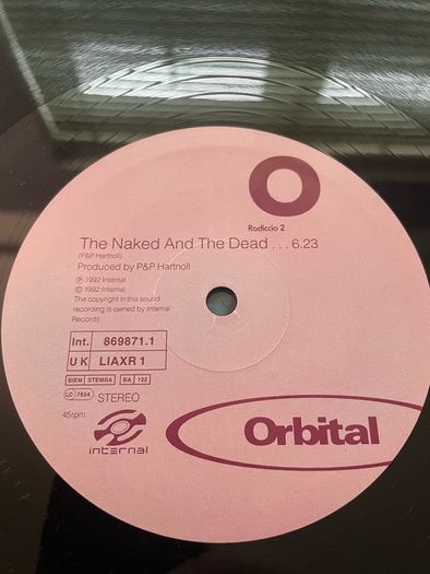 Orbital - Radiccio 2 - 12" Vinyl EP - 1992 Internal Records