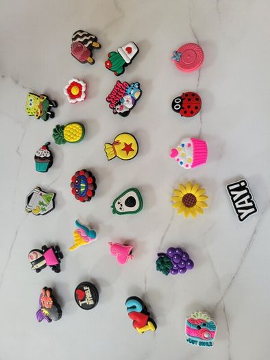Shoe decorations, charms