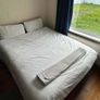 King Size Bed 150x200 and Frame Like New Image 3
