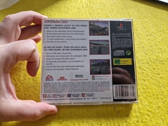 Superbike 2000 PlayStation1 Ps1 PlayStation2 Ps2 games Original