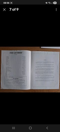 1972 The Getaway Pressbook & Photos Steve McQueen