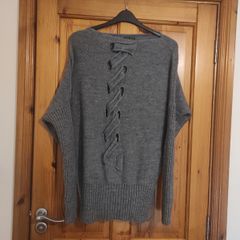 Wool mix designer sweater