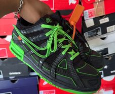 Nike Air Rubber Dunk Off White Green Strike CU6015-001