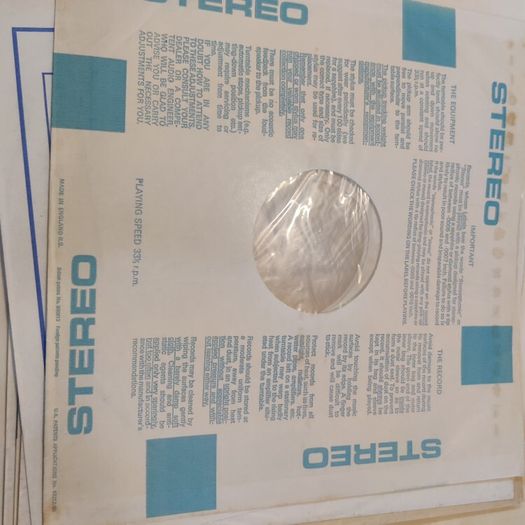 LP record vinyl sleeves and inners