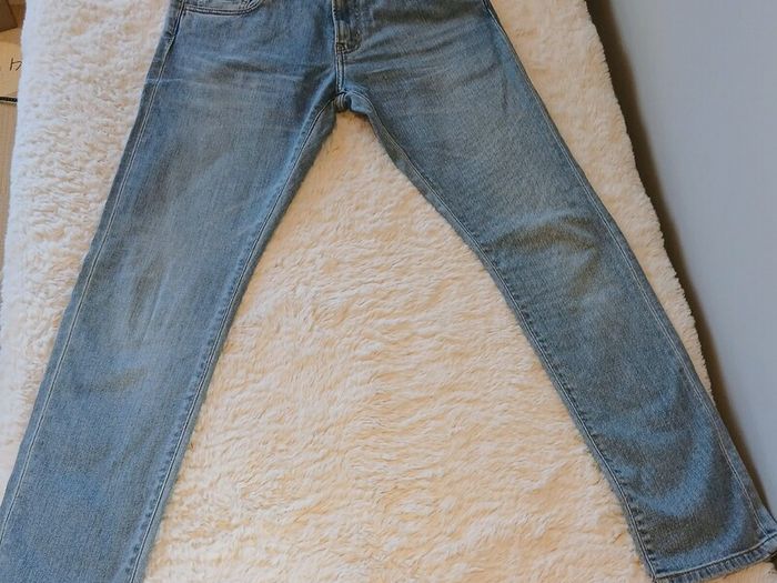 Carhartt WIP Rebellion Pant Slim Tapered Jeans - Light Wash Denim - 32x31