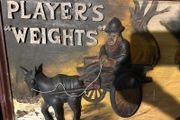 Players wooden sign