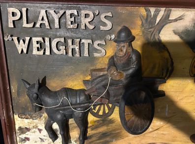 Players wooden sign