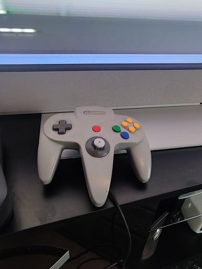 Nintendo 64 with hacked game