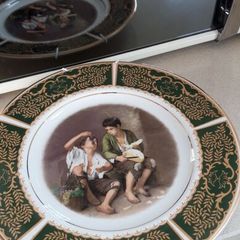 English Fine Bone China Hanging Plate