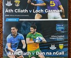 2020 Dublin v Wexford Hurling GAA Allianz League & Dublin v Donegal Football GAA Allianz League Programme