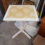 Table, square top, hand painted, quality finish Image 5