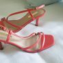 Coral Dressy Sandal/Kitten heel - Size 3 Image 7