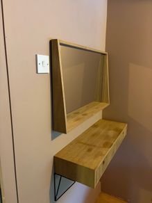 Mirror and console table