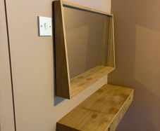 Mirror and console table