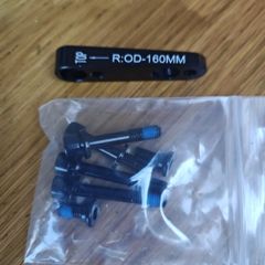 flat mount disk brake adapter 140mm to 160mm