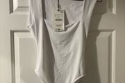 Zara white bodysuit size S