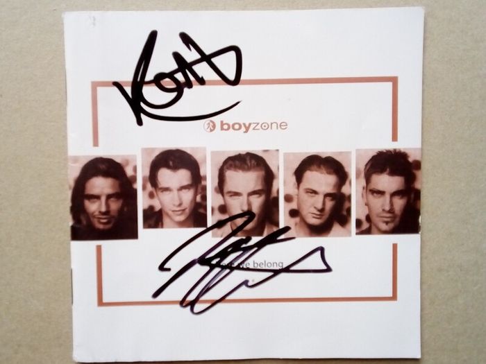 Boyzone autographed CD Ronan and Keith