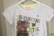 Girls slogan cat top