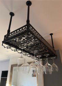 Hanging Wine Glass Holder & Drink Rack