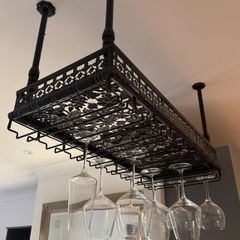 Hanging Wine Glass Holder & Drink Rack
