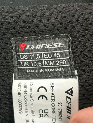 Dainese Seeker Gore-Tex Motorcycle Boots 45