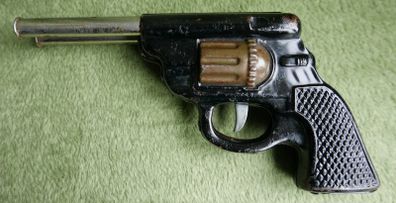 Vintage Rare Metal Double Barrel Pop Gun