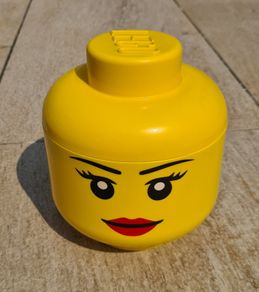 Lego storage heads x2