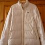 Jacket Puma Duck Feather Down Quilted Jacket. Cream. Hood detachable. Very good Condition.  Perfect Med,  Large Coat Image 2