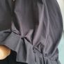 COS Organic Cotton black contemporary top Sz M (Fit 12-16UK) - Bnwt Rrp  49 Image 4