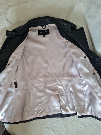 Guess soft genuine leather blazer coat jacket