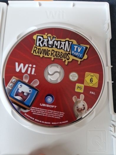 Rayman Raving Rabbids Nintendo Wii Games Original