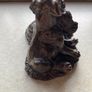 Heriditoes Bronze Cold Cast Resin Pair Boxer Puppies VGC Image 6