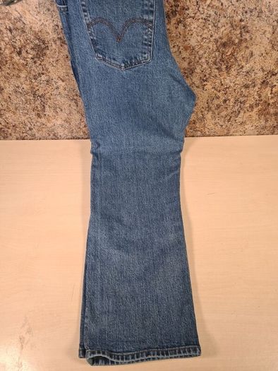 LEVIS RIBCAGE STRAIGHT Blue denim jeans stretchy Size W30 L27  women girls