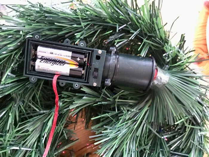 Fibre Optic Christmas Wreath