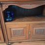 Carved wood sideboard. Image 2