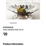 Ikea Stockholm Decorative Bowl in Aqua Blue Image 2
