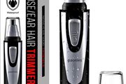 Ear and Nose Hair Trimmer Clipper, 2022 Professional Painless Eyebrow &amp; Facial Hair Trimmer for Men Women, Battery-Operated Trimmer with IPX7 Waterproof, Dual Edge Blades for Easy Cleansing (FREE POSTAGE)