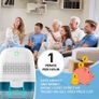 MONHOUSE Mini Air Dehumidifier 600ml Portable, Compact & Quiet Moisture Absorber for Home, Bedroom Damp, Car, Office, Garage, Caravan & Basement - Electric Mould Remover Image 7