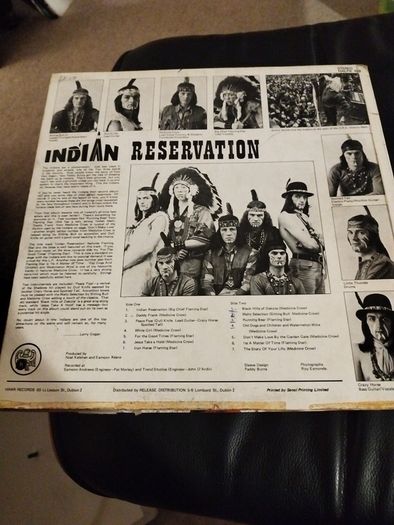 The Indians lps Irish showband
