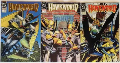 Hawkworld Issues #1, 2 & 3 Copper Age (1990)