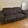 Grey Electric Reclining Sofa Very Comfortable Image 2