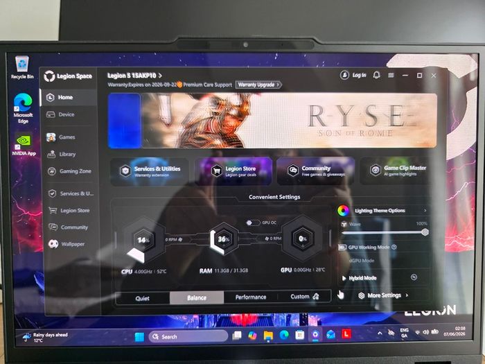 Lenovo Legion 5 RTX 5070 8GB | Ryzen AI 7 | 32GB RAM | OLED 165Hz | Premium Warranty 2026