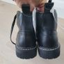 Girls black real leather boots. Size 34EUR/ 2UK. New Image 7