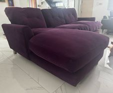 Velvet sofa